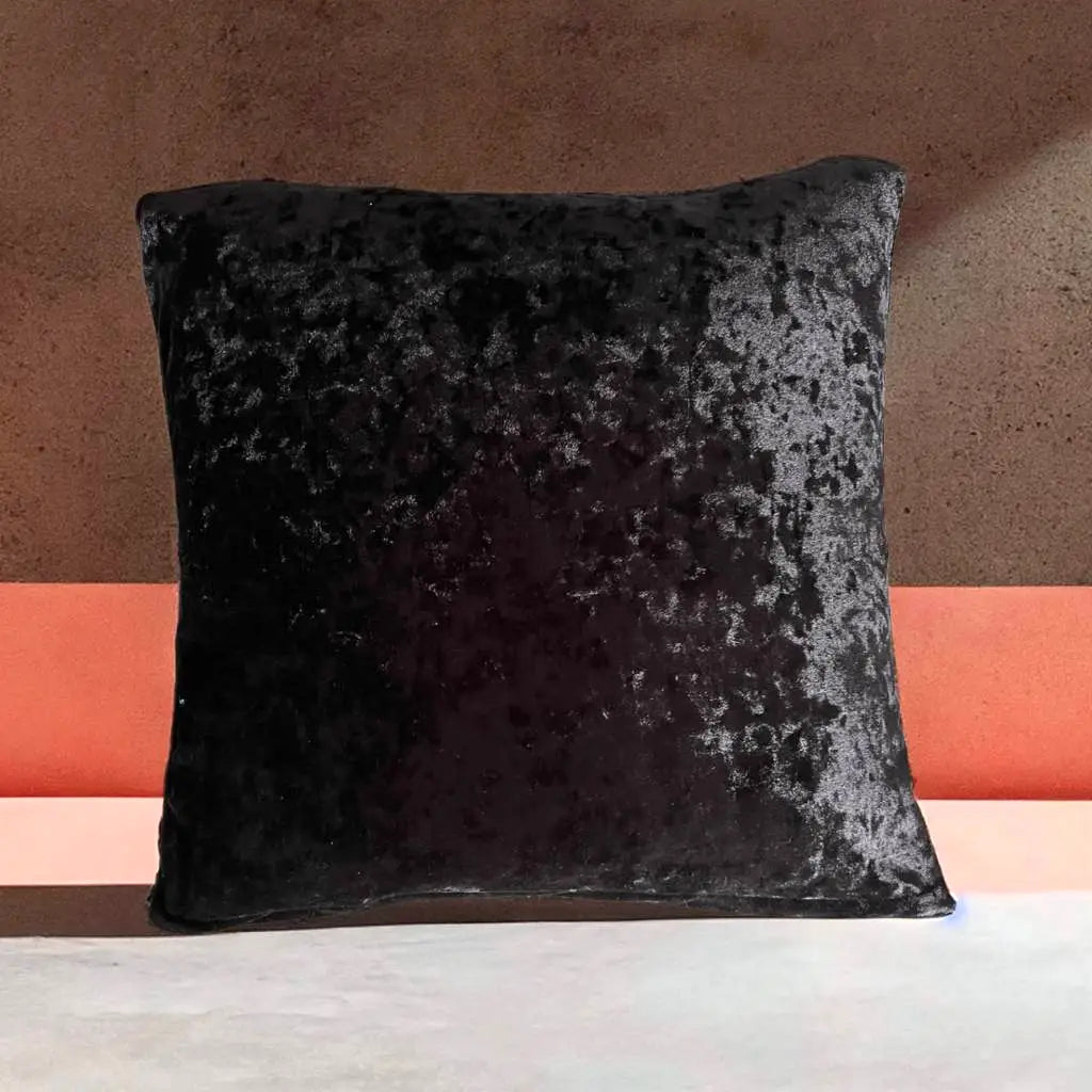 Housse de coussin luxury noir
