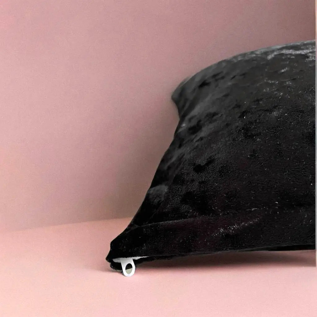 Housse de coussin luxury noir