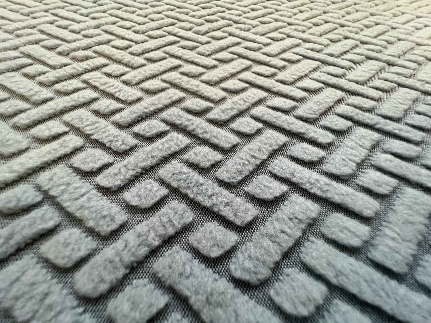 Housse de canapé Jacquard gris clair