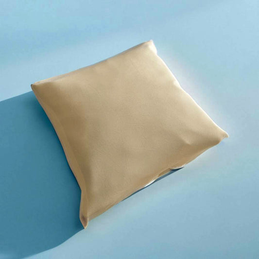 Housse de coussin beige