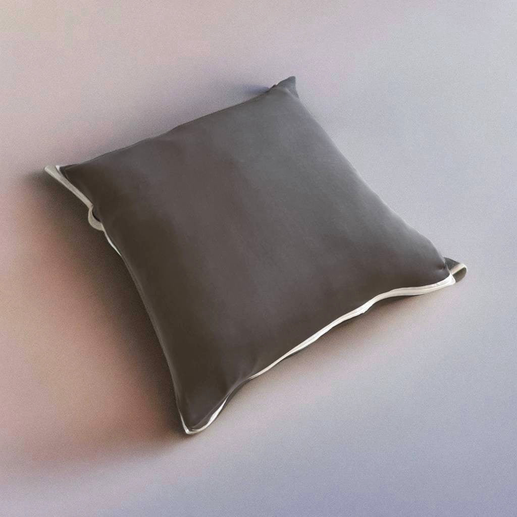 Housse de coussin gris