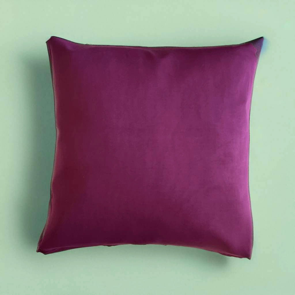 Housse de coussin violet