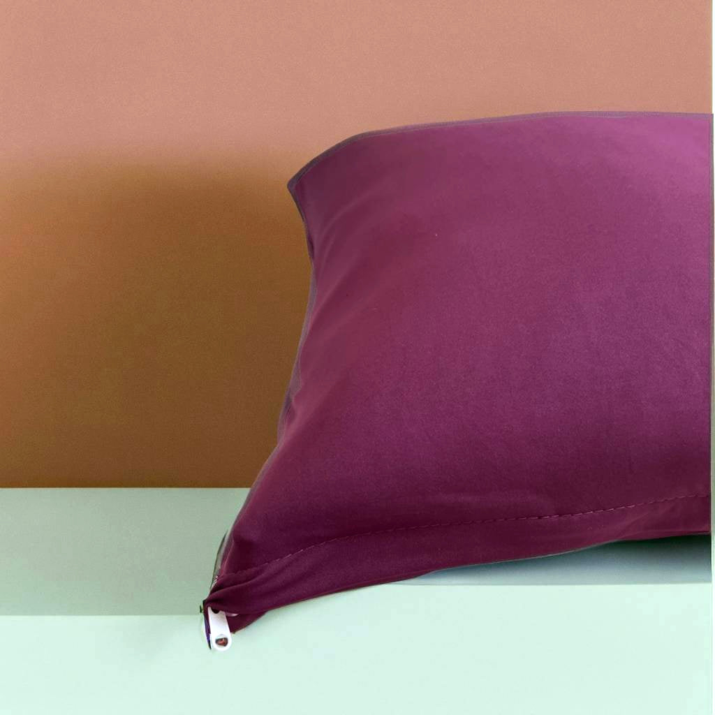 Housse de coussin violet