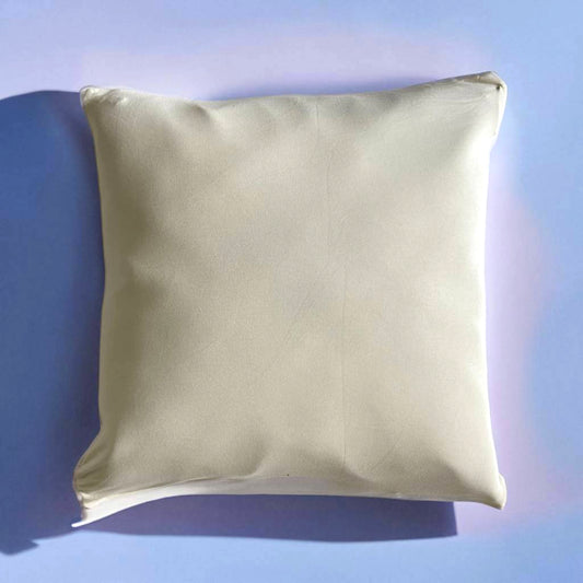 Housse de coussin beige clair