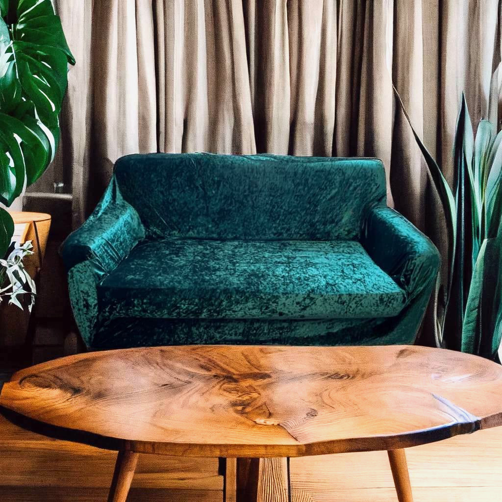 Housse de canapé Luxury vert