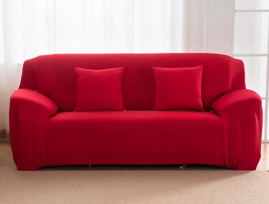 Housse de canapé rouge