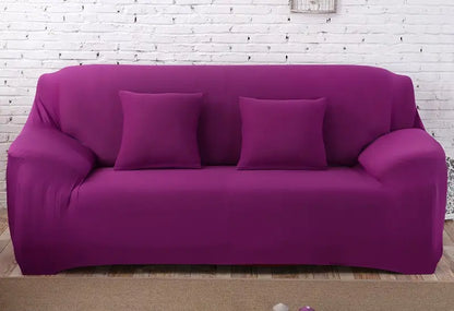 Housse de canapé violet