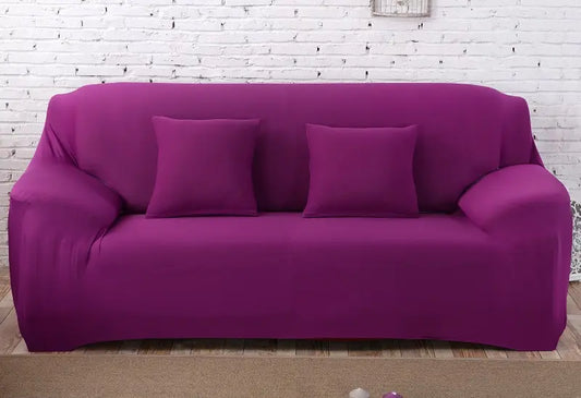 Housse de canapé violet
