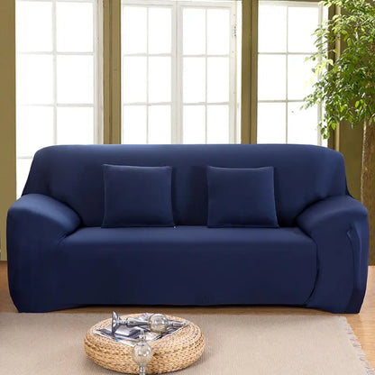 Housse de canapé bleu marine