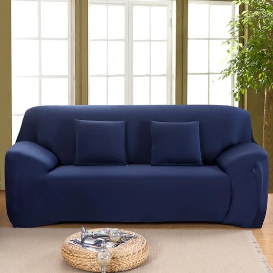 Housse de canapé bleu marine