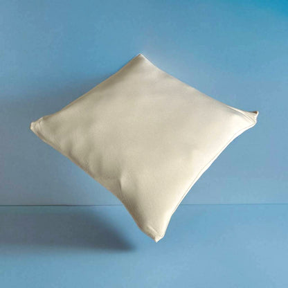 Housse de coussin beige clair