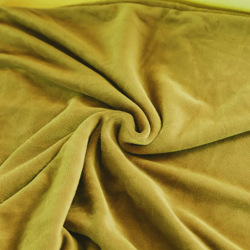 Housse de canapé velours jaune