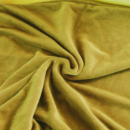 Housse de canapé velours jaune
