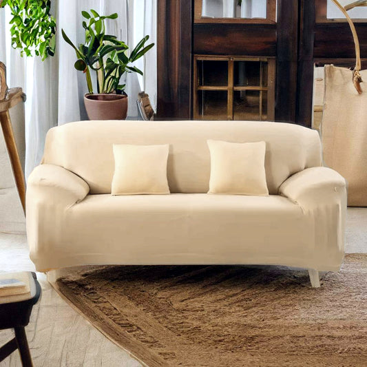 Housse de canapé beige claire