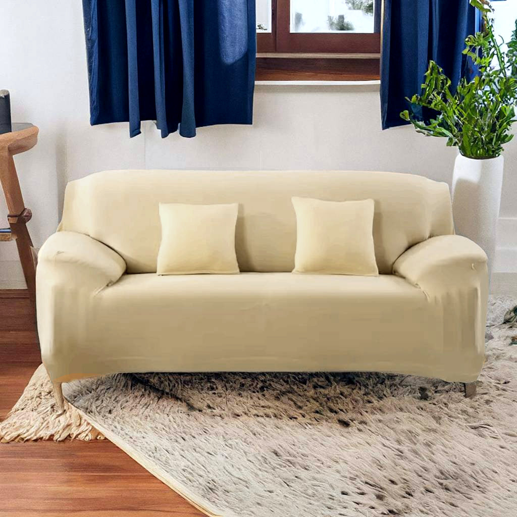 Housse de canapé beige claire