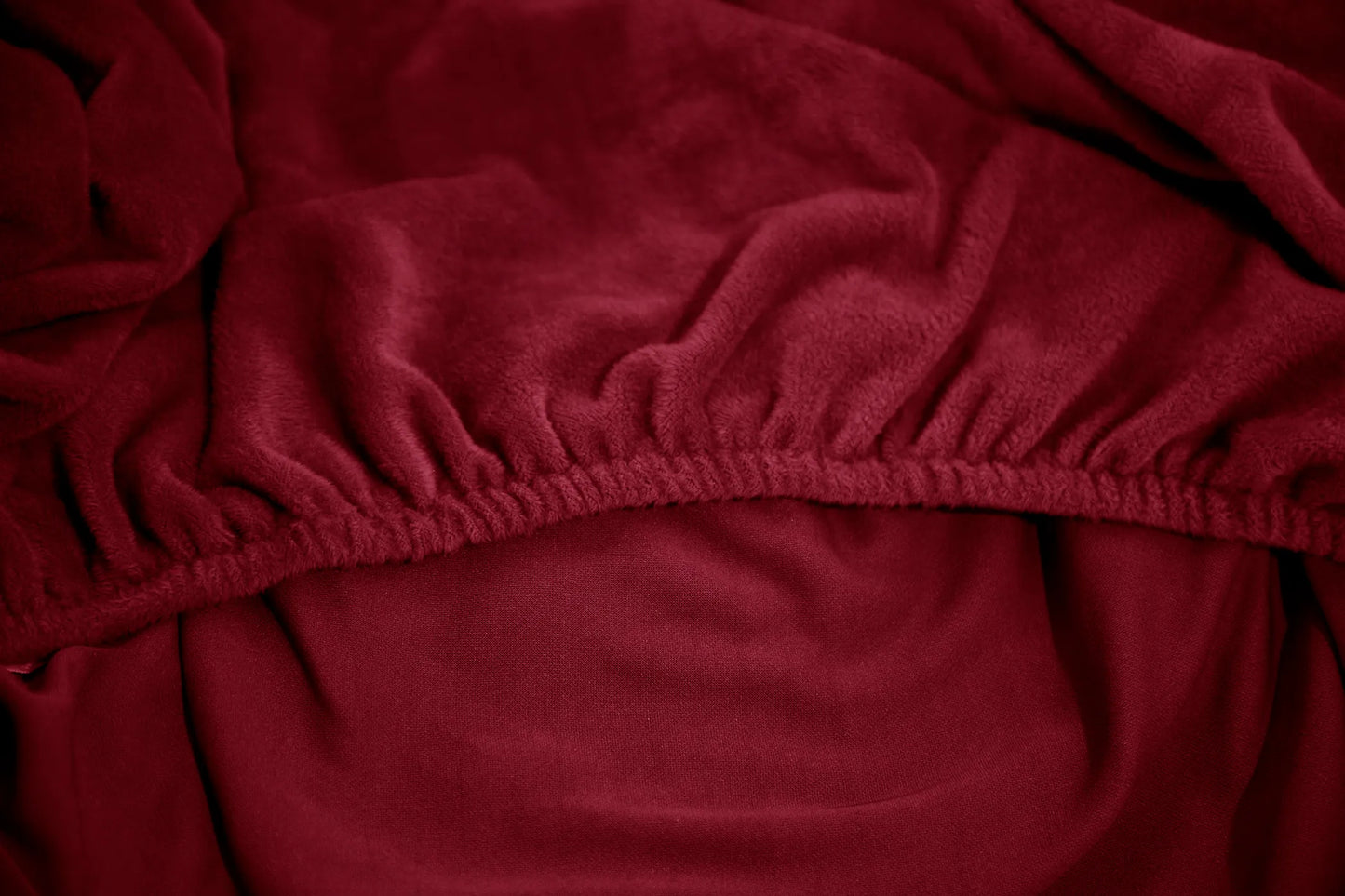 Housse de canapé velours rouge